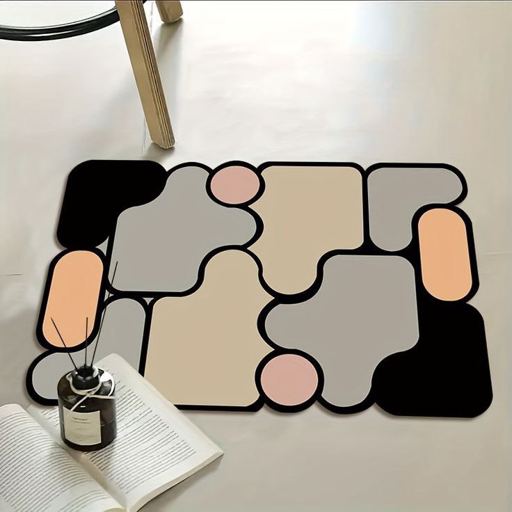 5D Puzzle Quick-drying Bathroom Mat