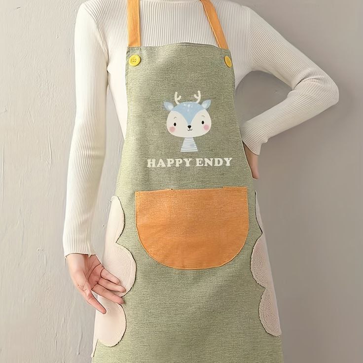 Waterproof Hand-Wiping Apron for Kitchen