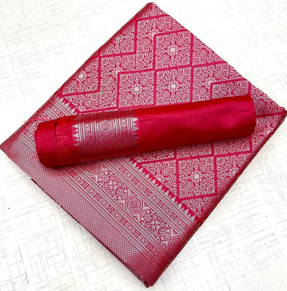 Women's Banarasi Style Kanjivaram Silk Saree