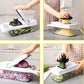 Multifunctional Vegetable Slicer + Container + Hand Guard