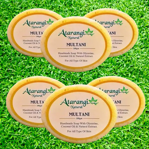 Pimple Remover Natural Multani Mitti Soap (Pack Of 4)