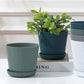 Premium Round Flower Pot + Trays Saucer