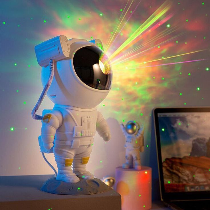 360° Adjustable Astronaut Galaxy Projector + Remote