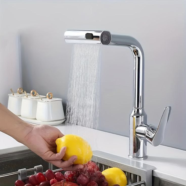 Stainless 360° 3-in-1 Kitchen Sink Faucet