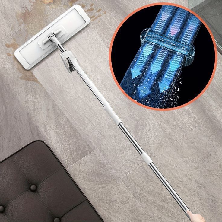 Hands-free Flat Mop + Large Bucket