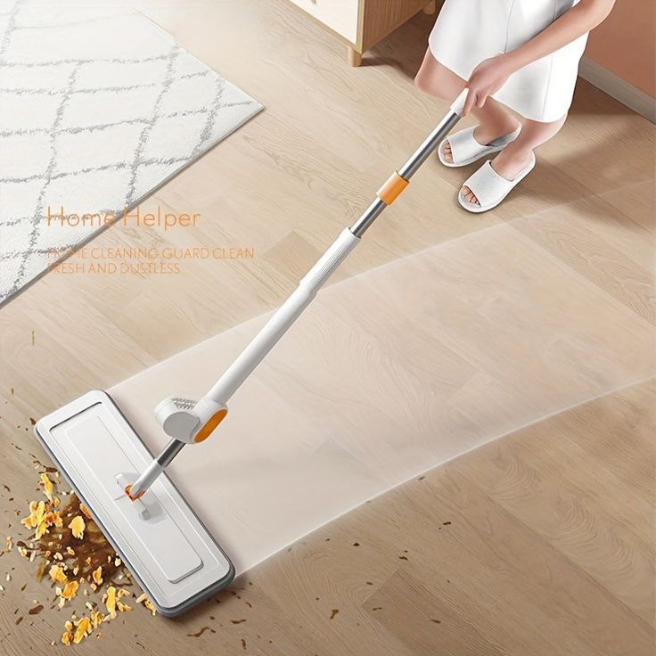 Hands-free Flat Mop + Large Bucket