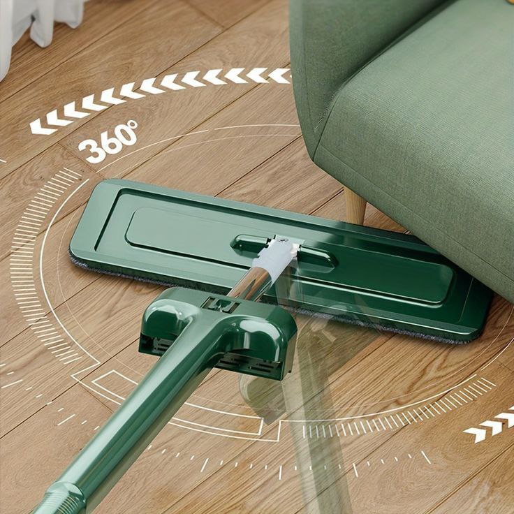 Hands-free Flat Mop + Large Bucket