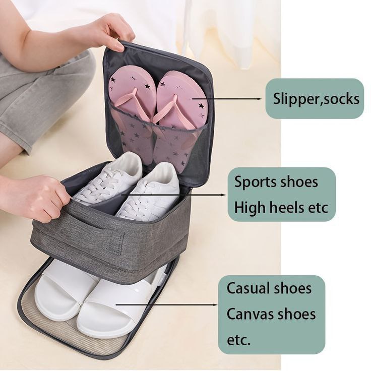 Travel-friendly Shoe Storage Bag