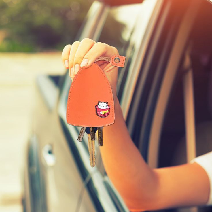 Creative Leather Pull-Out Key Case