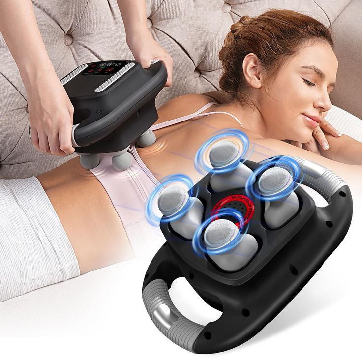 Lightweight 4 Head Electric Body Massager💆🏻‍♀️