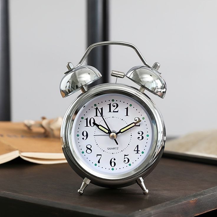 Retro Style Twin Bell Clock