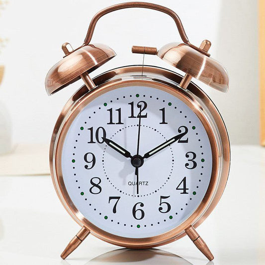 Vintage Copper Twin Bell Alarm Clock⏰