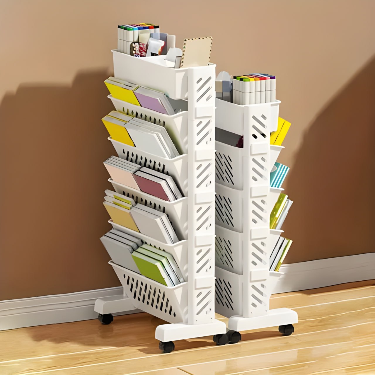 Moveble Bookcase Storage Organizer📚{Big Size}