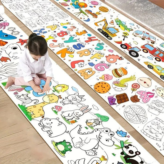 Large Stickable Children's Drawing Paper Roll🌈{300*30cm}