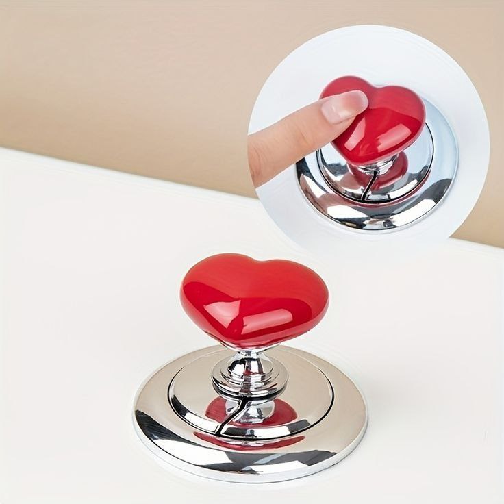 Multi-purpose Heart Shaped Press Button ❤️(Pack Of 8)