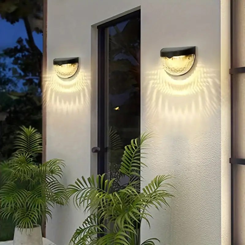 Decorative Solar Fence Lights (Pack of 4) 🌟