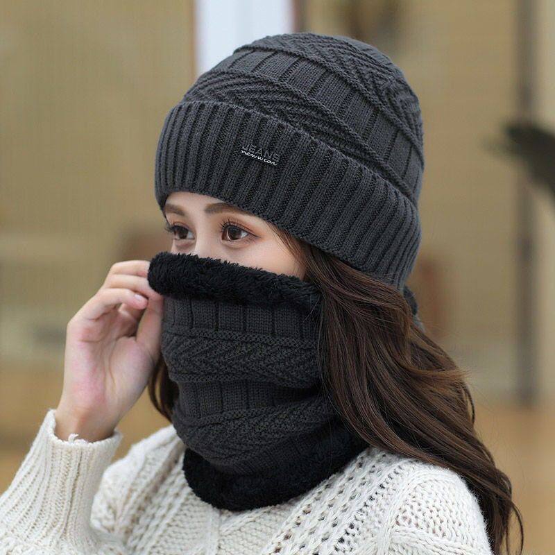 Winter Special Women Woolen Cap + Scarf Set⛄