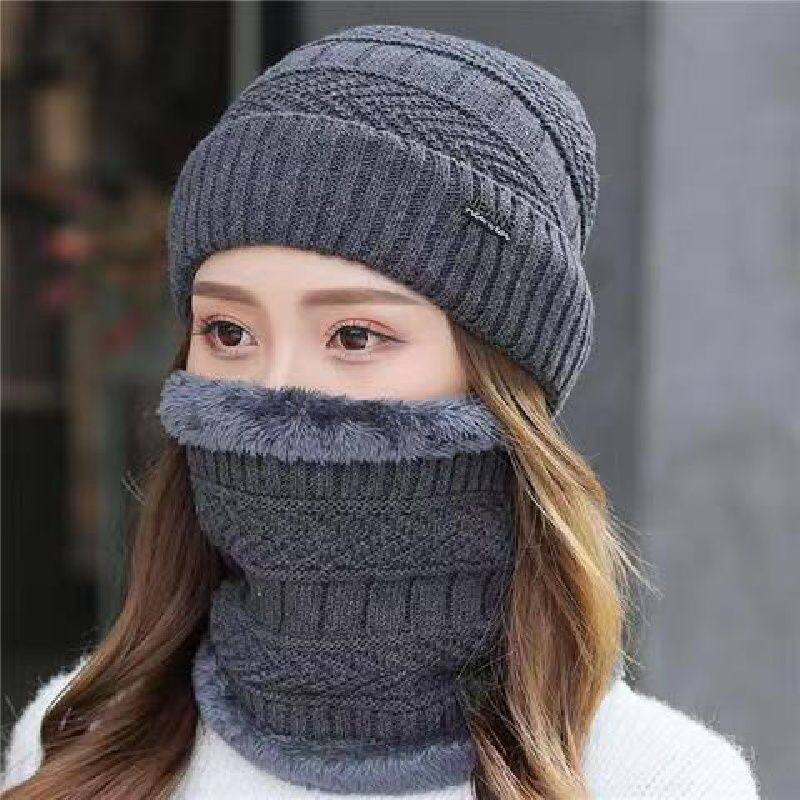 Winter Special Women Woolen Cap + Scarf Set⛄