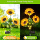 Sunflower Outdoor Solar LED Lights (Pack Of 2)