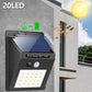 20 LED Solar Sensor Wall Light (Pack of 3)