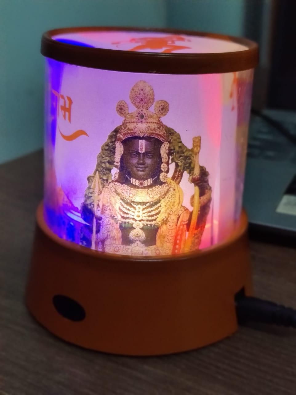 Shree Ram Temple 3D Lamp