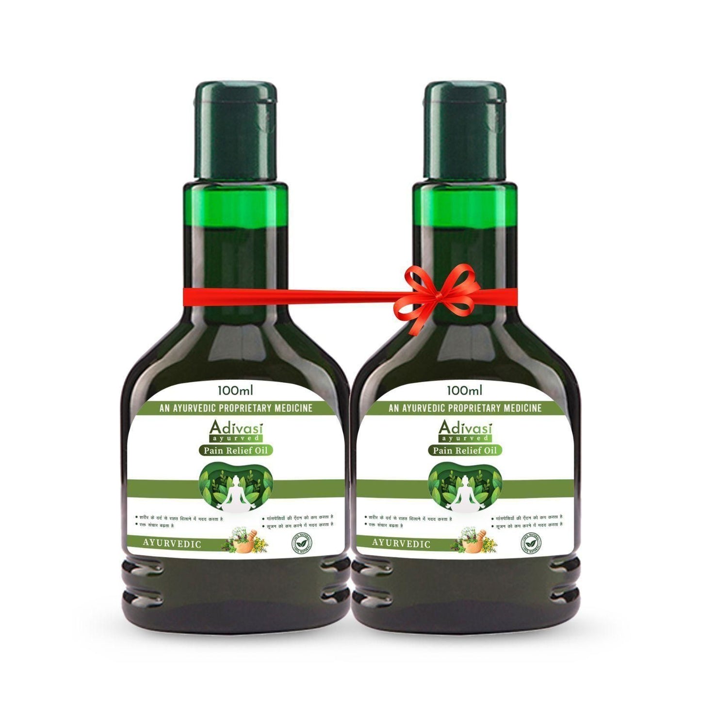 Adivasi Ayurveda Pain Relief Oil 100ml(Pack Of 2)