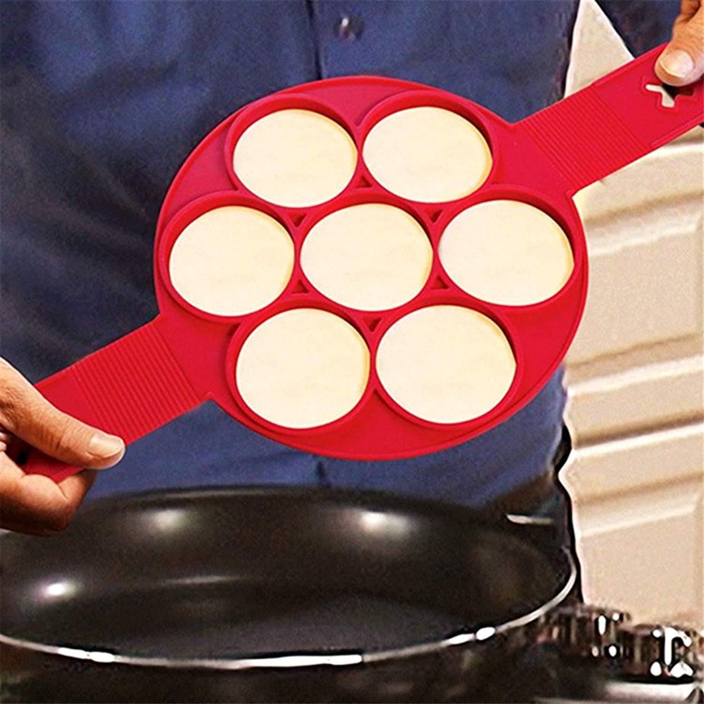 Non Stick Silicone Pancake Maker Molds