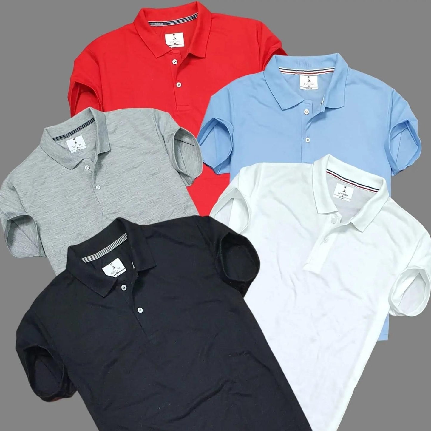 Men's Premium Polo T-shirts (Pack of 5)