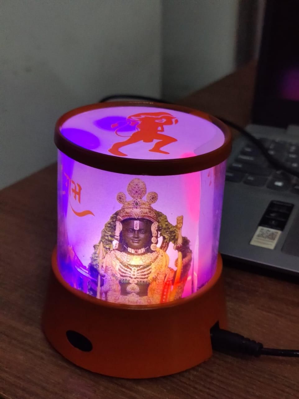 Shree Ram Temple 3D Lamp